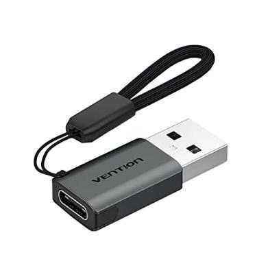 Imagem de Adaptador Plug Otg Conversor Usb C Para Usb A 3.0 Vention
