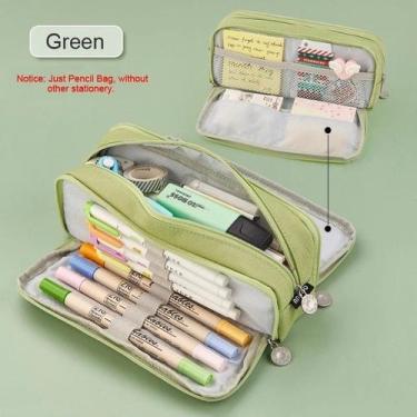 Imagem de Estojo De Lápis De Tecido De Grande Capacidade Camada /Double Sided Pe