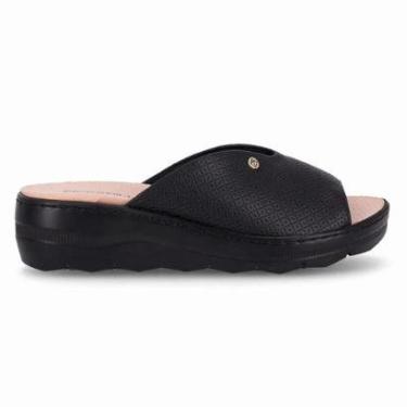 Imagem de Tamanco Anabela Feminina Piccadilly SPA 568078-7 Preto-Feminino