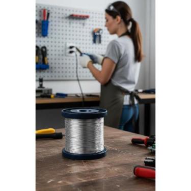 Imagem de Arame Aço Galvanizado 0,60mm Cerca Elétrica 378m - Congratulations Sto