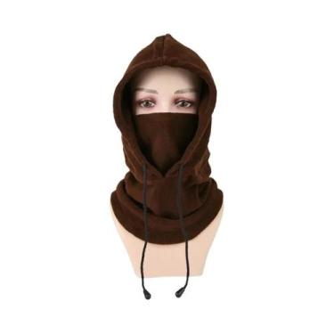 Imagem de Balaclava Unissex De Inverno Em Fleece Polar, Touca Corta-Vento, Másca