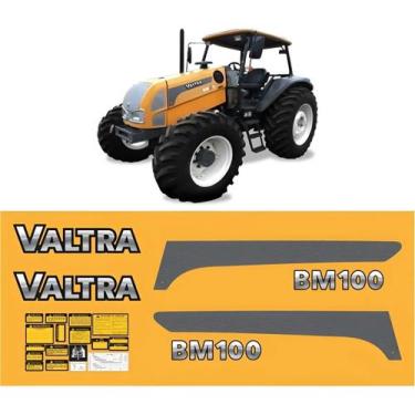 Imagem de Kit Adesivos Compatível Valtra BM100 + Etiquetas - SPTS