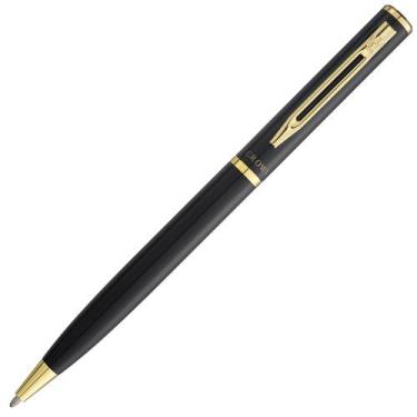Imagem de Caneta Crown Metal Luxo Capricci Esferográfica, Preto com Dourado