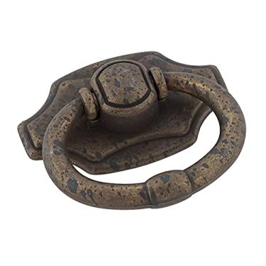 Imagem de Richelieu Hardware BP55542138 1-5/8 x 1 5/8 polegadas (42 mm), puxador tradicional do anel, manchado (42 mm) (42 mm), bronze escovado polido a óleo