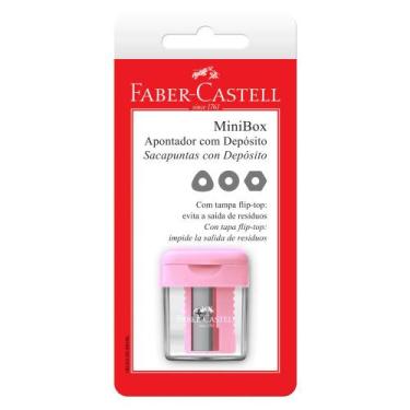 Imagem de Apontador Com Depósito Minibox Rosa Pastel 1 - Faber-Castell