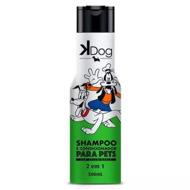Imagem de Shampoo E Condicionador K-Dog 2 Em 1 Para Cães E Gatos 500ml - Total Q