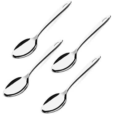 Imagem de Kit 4 Colheres de Inox Para Arroz Servir Pegar Colher De Cozinha Brinox