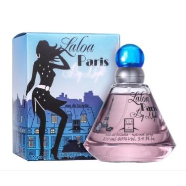 Imagem de Perfume feminino importado laloa paris by night fem 100ML - Topo: Café e Amêndoa. Corpo: Jasmim e Tuberosa. Fundo: Cacau e Cumaru