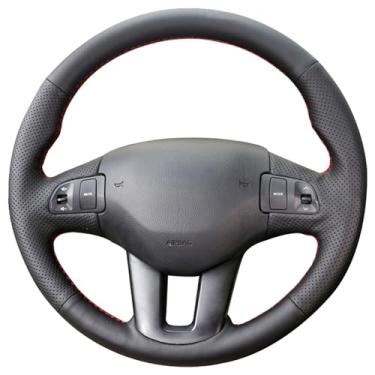 Imagem de Capa de volante, para Kia Ceed Cee'd 2009-2012, personalize couro costurado à mão DIY