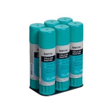 Imagem de Cola Bastão Bazze 40 G Shrink 6 Unidades