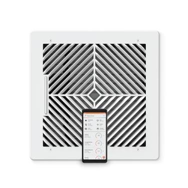 Imagem de Flair Smart Vent 10 x 10 (branco), tampa de ventilação AC para paredes e tetos.