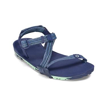 Imagem de Xero Shoes Z-Trail - Sandália feminina leve para caminhada e corrida - Sandálias esportivas minimalistas inspiradas nos pés descalços, Azul índigo, 10