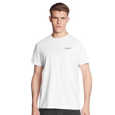 Imagem de Camiseta Guess Masculina Dark Small Silk Logo Branca-Masculino