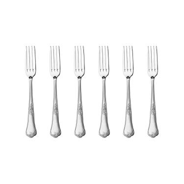 Imagem de Kit 6 Garfos de Mesa Hercules Classic Aço Inox 493-002P