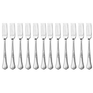 Imagem de Kit 12 Garfos De Mesa Hercules Classic Aço Inox 493-002P
