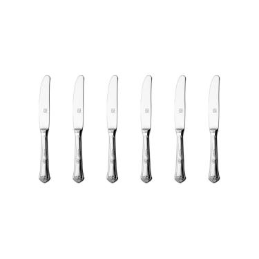 Imagem de Kit 6 Facas de Sobremesa Hercules Classic Aço Inox 493-006P
