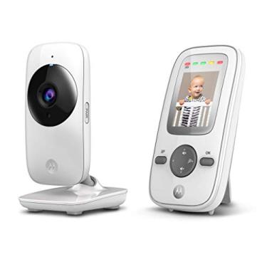 Imagem de Motorola Babá Eletrônica Mbp481 - Tela De 2'' Zoom Digital E Visão Noturna Infravermelha Branco