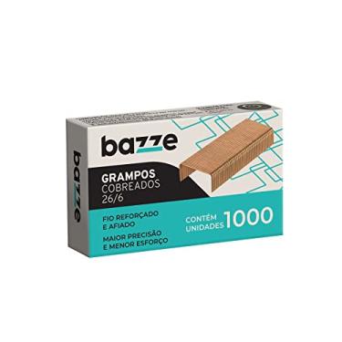 Imagem de Grampo Cobreado Bazze 26 6 Caixa 1000 Unidades