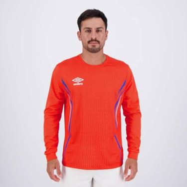 Imagem de Camisa Umbro Goleiro Portiere Manga Longa Laranja