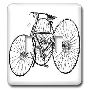 Imagem de 3dRose LLC lsp_41549_2 Triciclo vintage para adultos, interruptor duplo