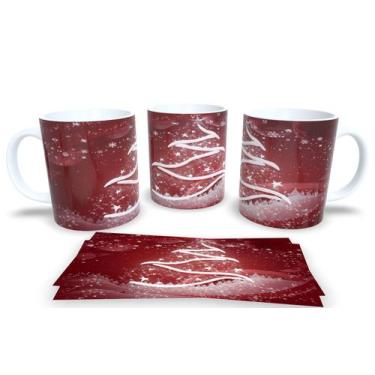 Imagem de Canecas de Porcelana Personalizadas Arvore de Natal - Estampa Sublimad
