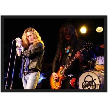 Imagem de Quadro Decorativo Bandas Led Zeppelin Com Moldura Salas e Quartos G04 