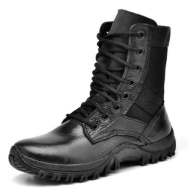 Imagem de Coturno Bota Tênis Infantil Kids Adventure Militar Tatico Preto - Top 