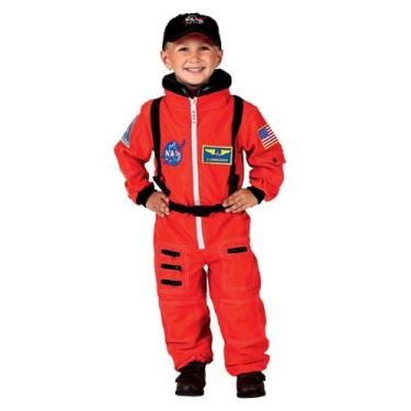 Imagem de Jr. Astronaut Suit with Embroidered Cap, size 2/3 (orange)