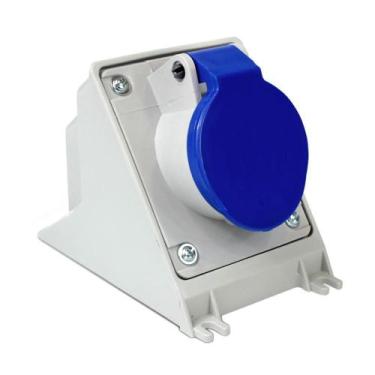 Imagem de Kit 2 Tomada De Sobrepor 3P+T 32a 200/250v N4209 Steck, AZUL