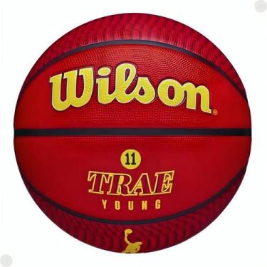 Imagem de Bola Basquete NBA Player Icon Outdoor Trae Young 7 Wilson