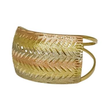 Imagem de Anel Em Ouro 18k 750 Chapa 6 Cores Alto, 16