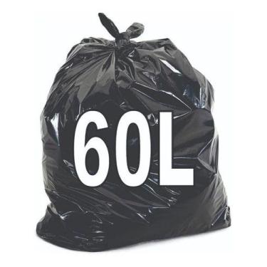 Imagem de Kit 10 Pacotes Saco De Lixo 60 Litros 1000 Unidades - HIGIPACK