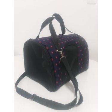 Imagem de Bolsa Transporte Pet EDITH DESING - PET Azul Marinho T=P - EDITH DESIG