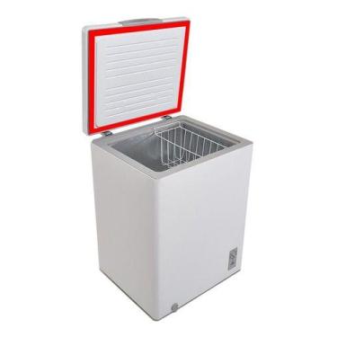 Imagem de Borracha Gaxeta Para Metalfrio Da300 Freezer 49x61 Encaixe Externo - P
