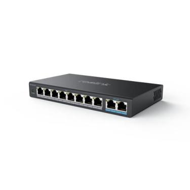 Imagem de Switch PoE REOLINK RLA-PS1 - 8 Portas PoE + 2 Gigabit Uplink - 120W