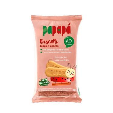 Imagem de Biscoito Papapá Sem Açúcar Sabor Maçã e Canela - 60g