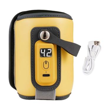 Imagem de TTETTZ Aquecedor de Mamadeira com Controle de Temperatura para Leite Materno E Suporte, Amarelo