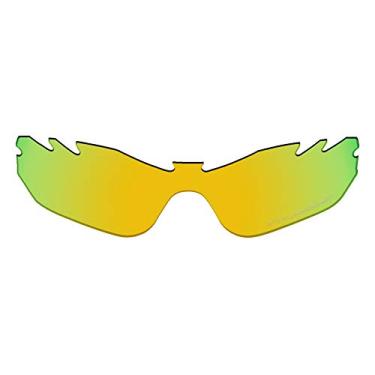 Imagem de Lentes de reposição OOWLIT compatíveis com óculos de sol Oakley Radar Edge Ventilado, 24k Polycarbonate Combine8™ Polarized, One Size