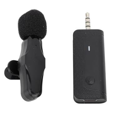 Imagem de Microfones de Lapela Sem Fio, Redução de Ruído, Som Claro, Alta Sensibilidade, Tecnologia 2.4G Com Chip DSP para Transmissão Ao Vivo