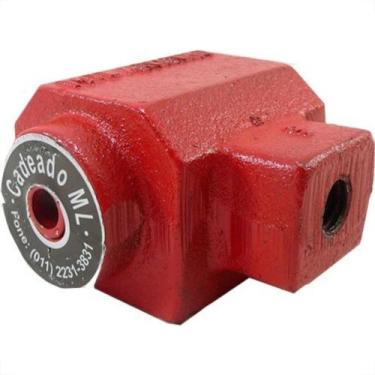 Imagem de Cadeado Para Porta De Aco Ml Milaninho Tetra 62235