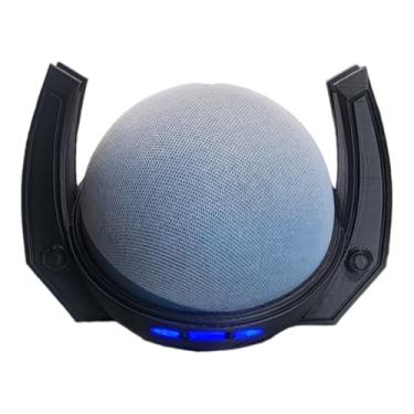 Imagem de Suporte de Parede para Echo Dot 4ª e 5ª Geração, com LED, Branco (Preto)