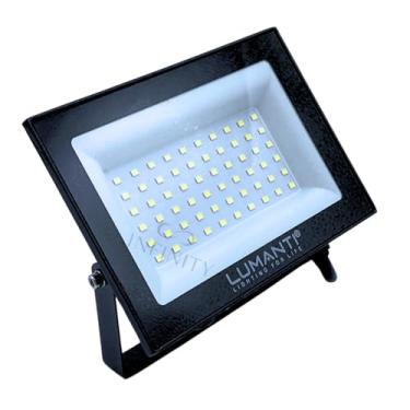 Imagem de Refletor Holofote Start Led 100w IP66 Branco 5500k Lumanti Prova dagua Bivolt 110V / 220V Externo Luz Forte Area Grande Galpão Estacionamento Jardim Quintal Externo Quadra Campo de Futebol