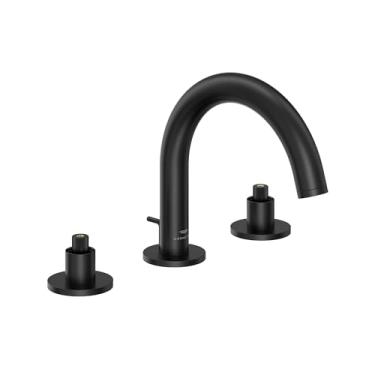 Imagem de Torneira de banheiro Atrio 20 cm ampla 2 alças tamanho S 1,2 GPM