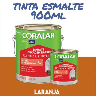 Imagem de Tinta Esmalte Sintético Coral Madeira e Metal 3,6 l e 900ml Coralar Ex