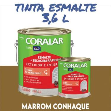 Imagem de Tinta Esmalte Sintético Coral Madeira e Metal 3,6 l e 900ml Coralar Ex