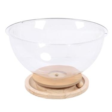 Imagem de Casa de Gato Transparente Com Toca -giragem de Madeira Brinquedo de Pista de Bola, Cama de Gato de Cápsula, Cápsula de Gatinho de Gato Tampa da Cápsula de Ninho para Relaxar