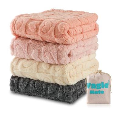 Imagem de Cobertores para Bebê Yagle Mate Fleece - 4 Unidades (30x40cm) - Estamp