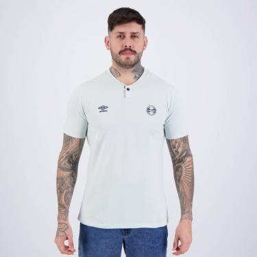 Imagem de Umbro Polo Masculina Grêmio Viagem 2024,Cinza,P