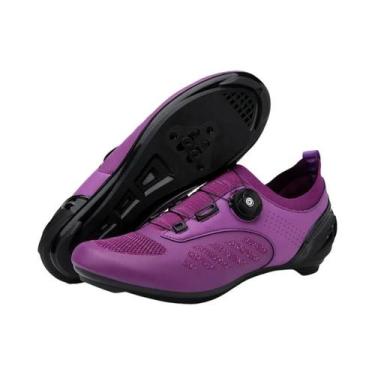 Imagem de Sapatos De Ciclismo MTB De Fibra De Carbono Feminino Masculino Tênis D