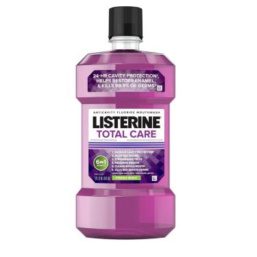 Imagem de Enxaguante bucal Listerine Total Care Anticavity 1L de hortelã fresca